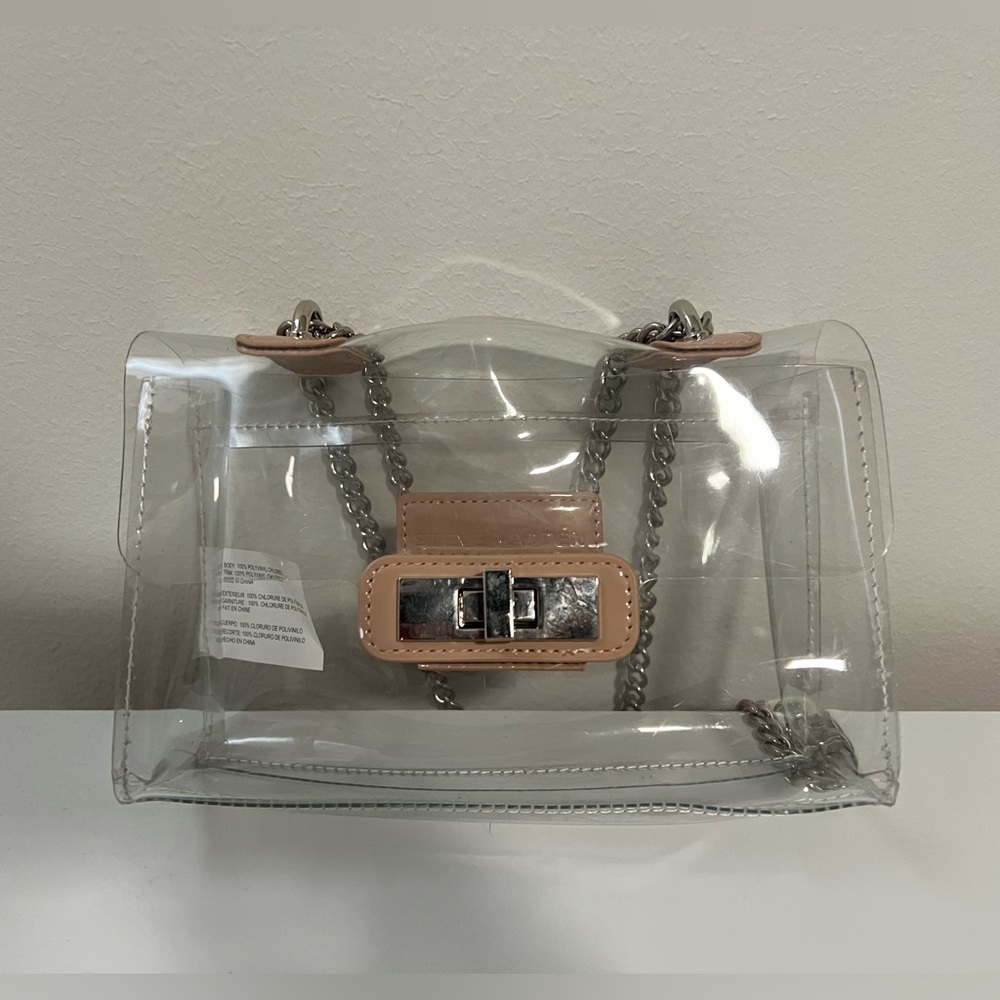 Steve Madden clear crossbody bag